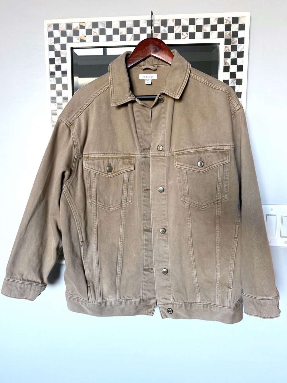 Topshop Oversized Jean Jacket